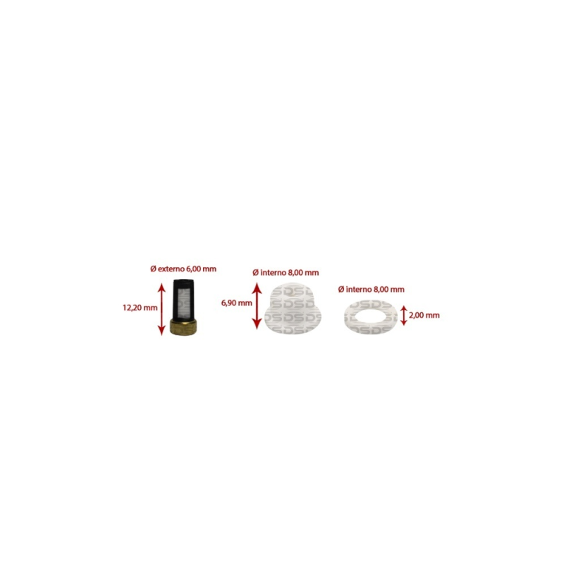 Kit de Filtros para Bico Injetor 