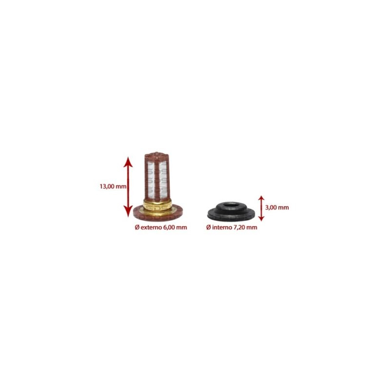 Kit de Filtros para Bico Injetor 