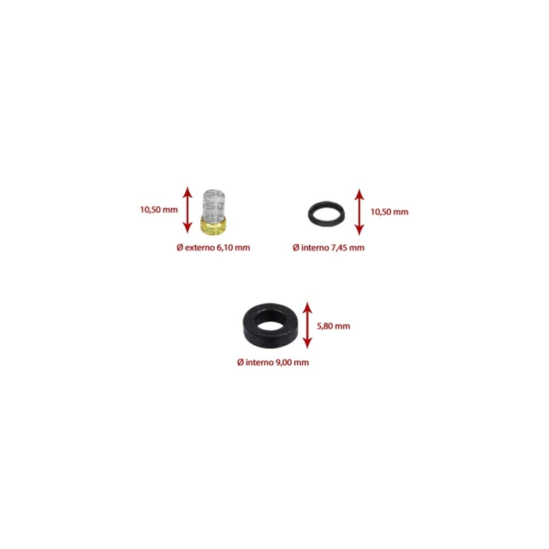 Kit de Filtros para Bico Injetor 