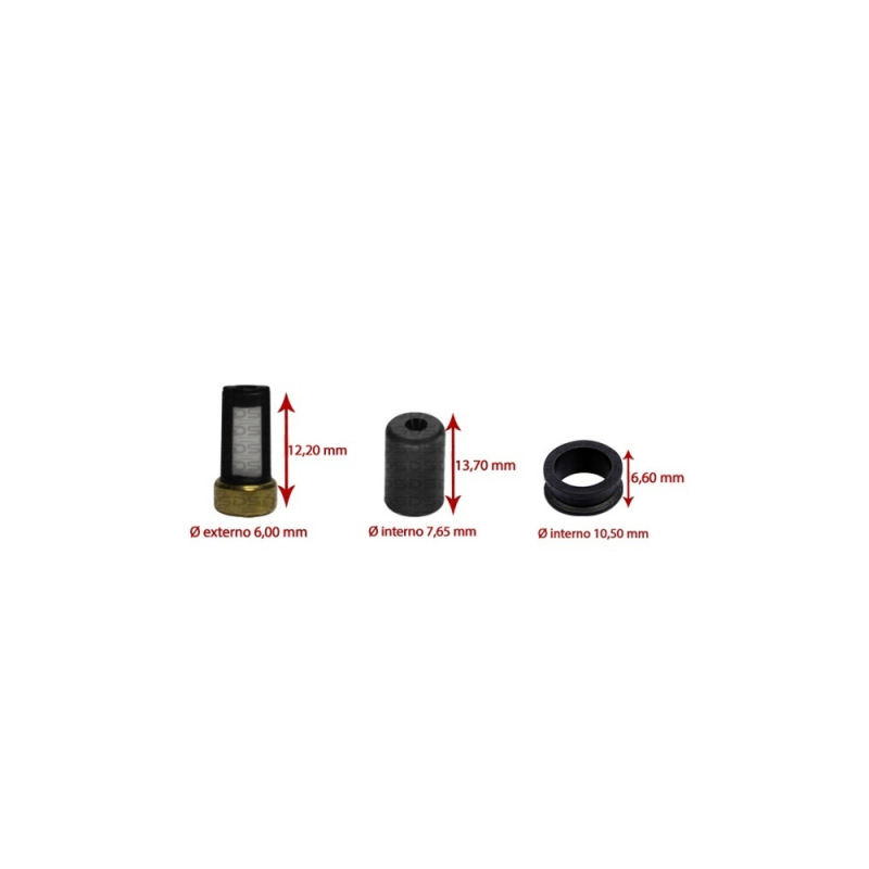 Kit de Filtros para Bico Injetor 