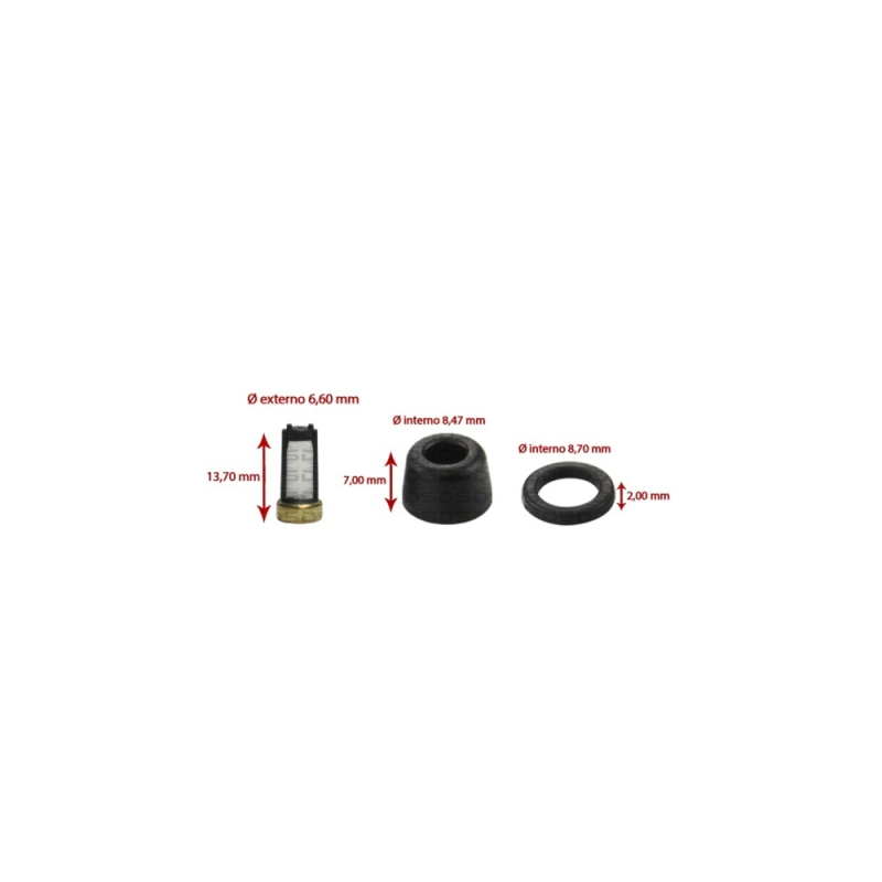 Kit de Filtros para Bico Injetor 