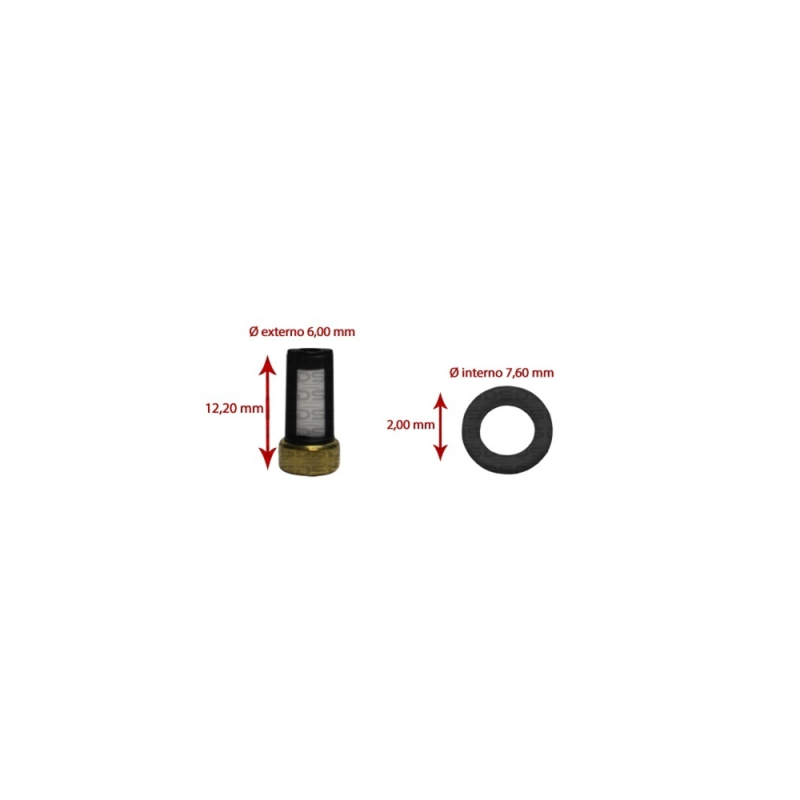 Kit de Filtros para Bico Injetor 