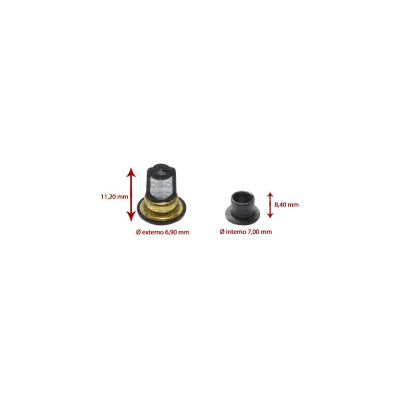 Kit de Filtros para Bico Injetor 
