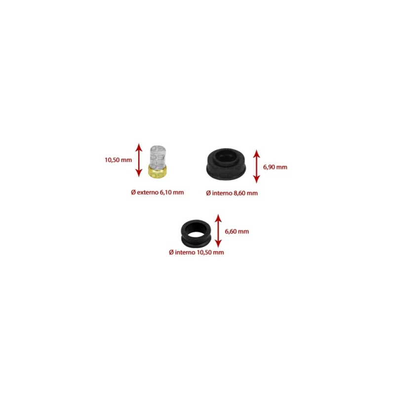 Kit de Filtros para Bico Injetor 