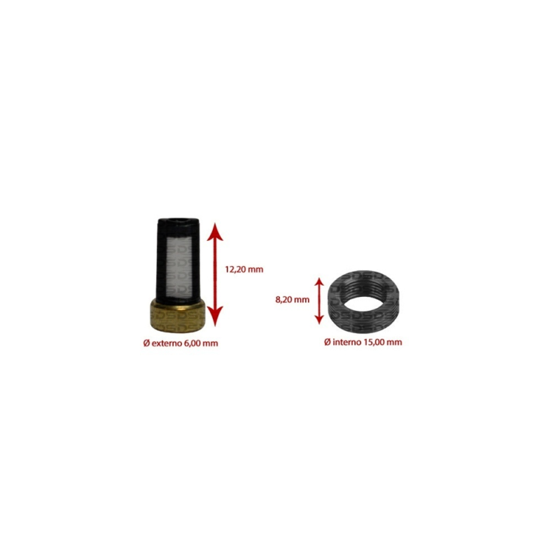Kit de Filtros para Bico Injetor 