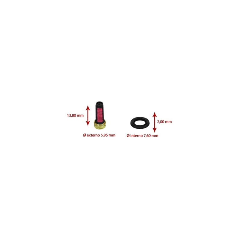 Kit de Filtros para Bico Injetor 