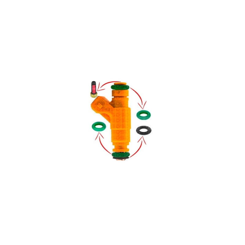 Kit de Filtros para Bico Injetor 