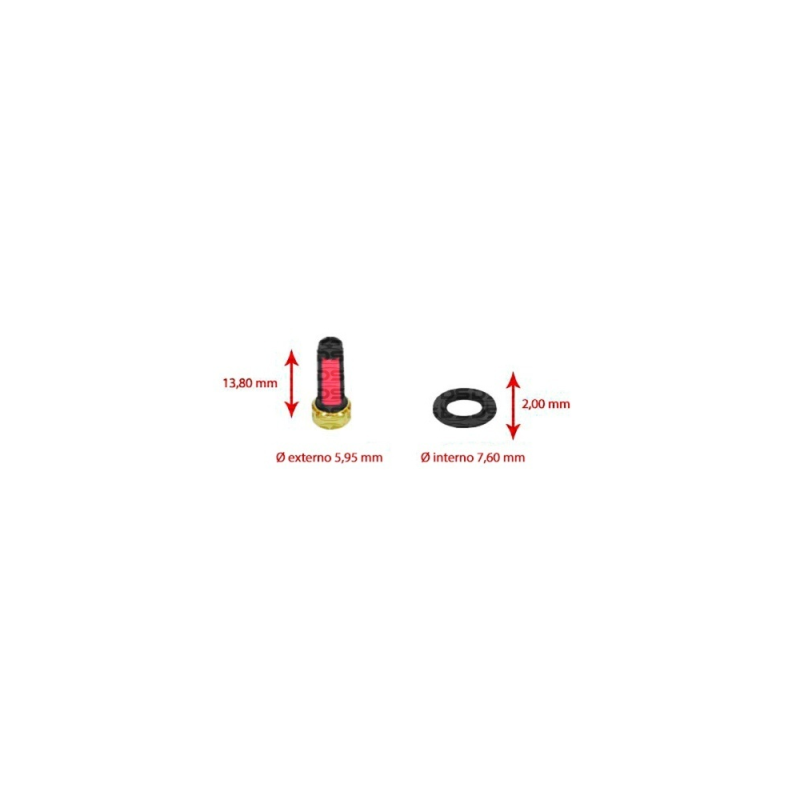 Kit de Filtros para Bico Injetor 