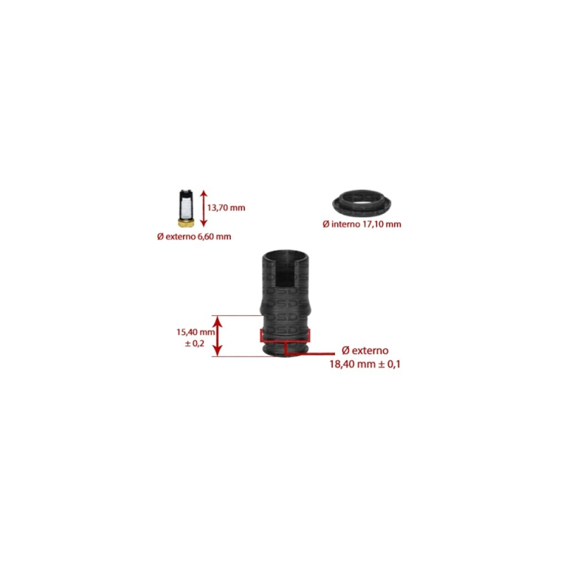 Kit de Filtros para Bico Injetor 
