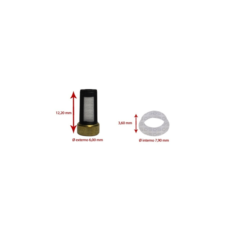Kit de Filtros para Bico Injetor 